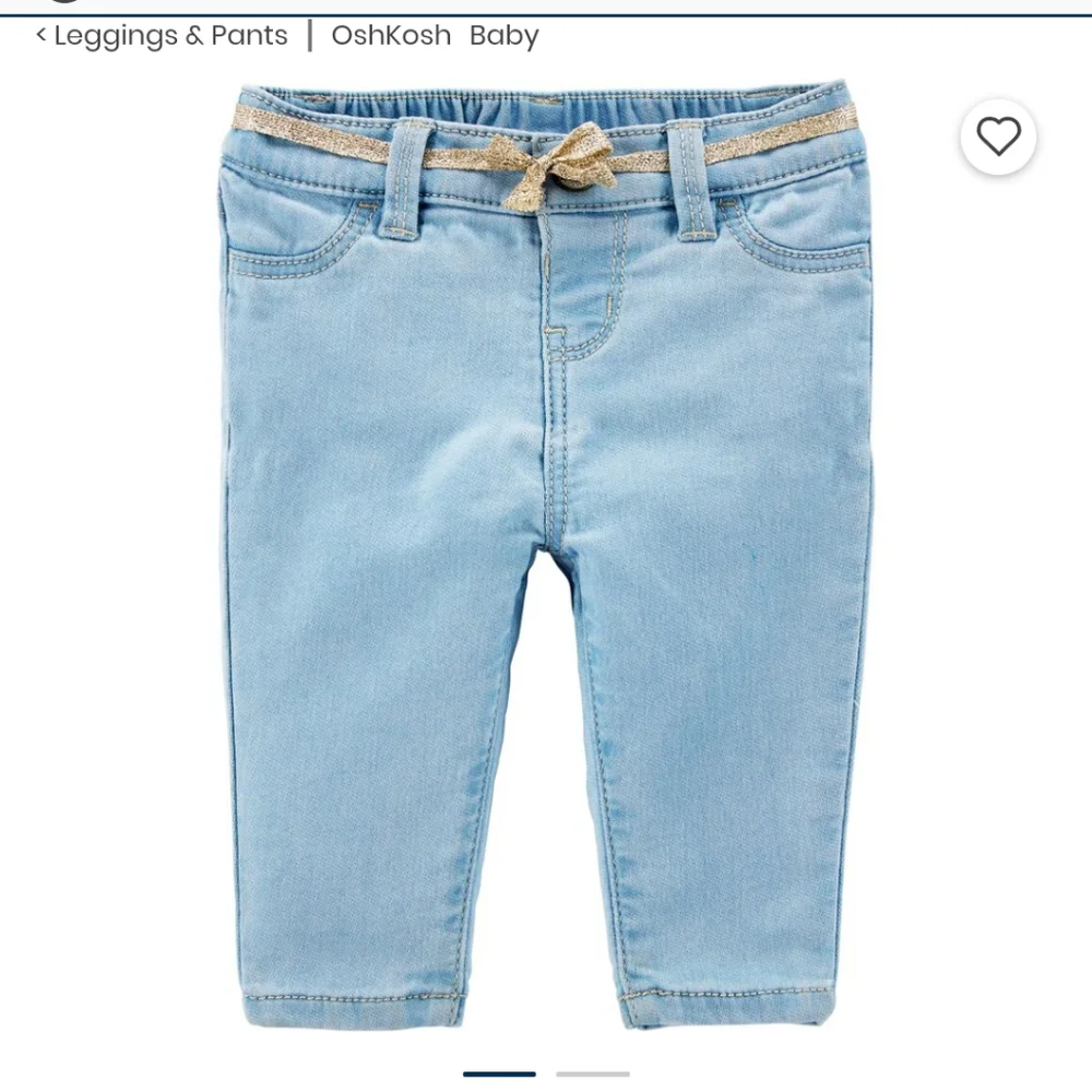 OshKosh B'gosh Knit Denim Jeans Jeggings 24M